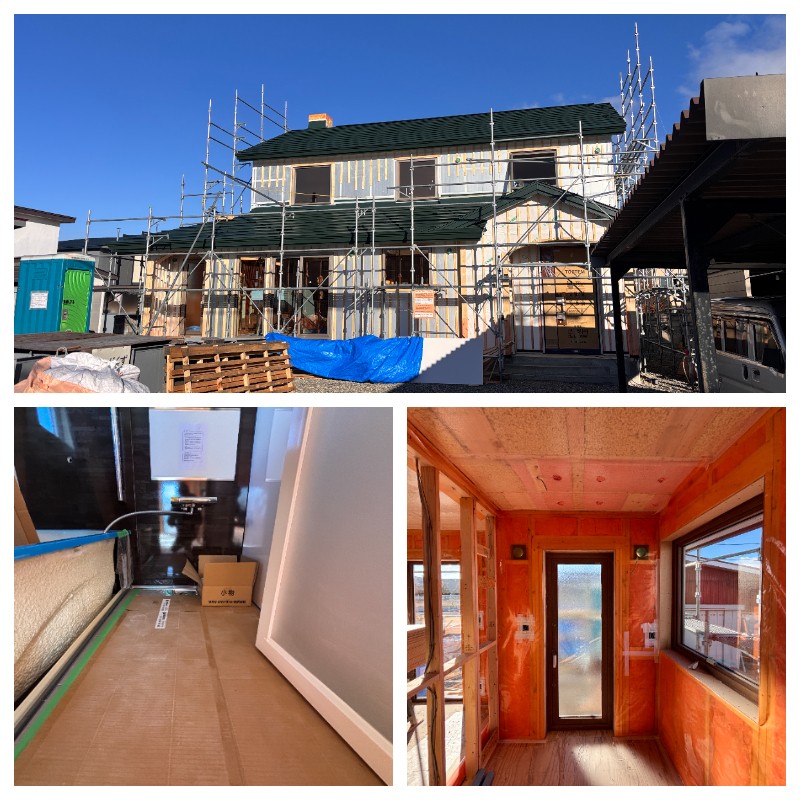 冬期間施工に入りました