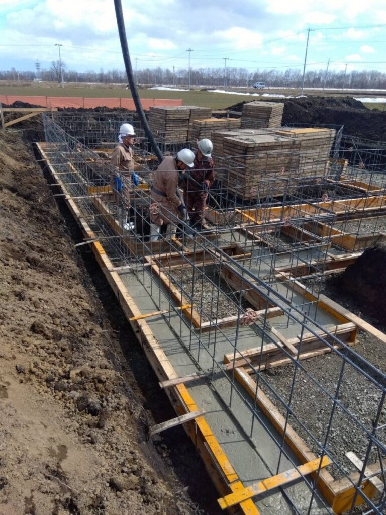 現場も試運転が始まります