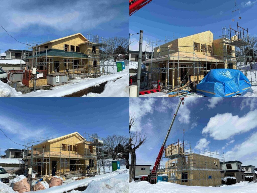 やっと気温上昇　幕別の家