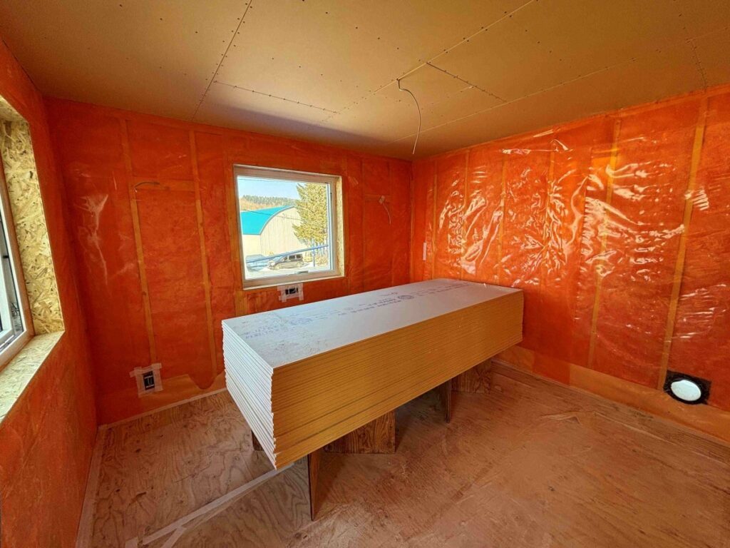 やっと気温上昇　幕別の家