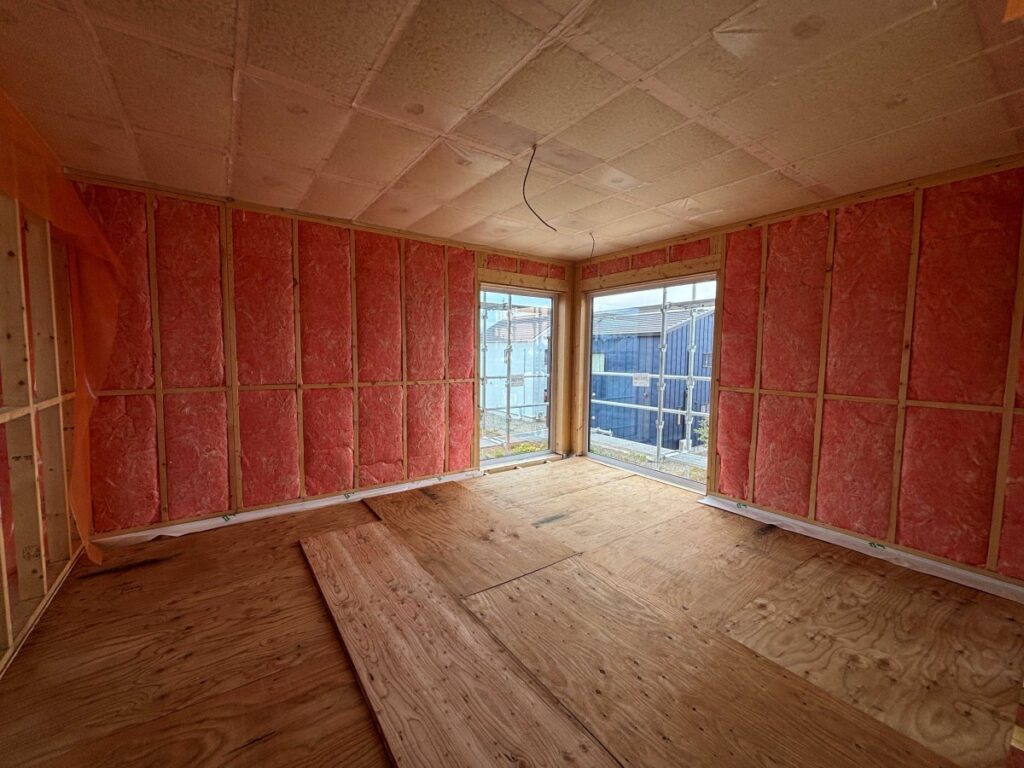 秋のはじまり　インナーテラスの家