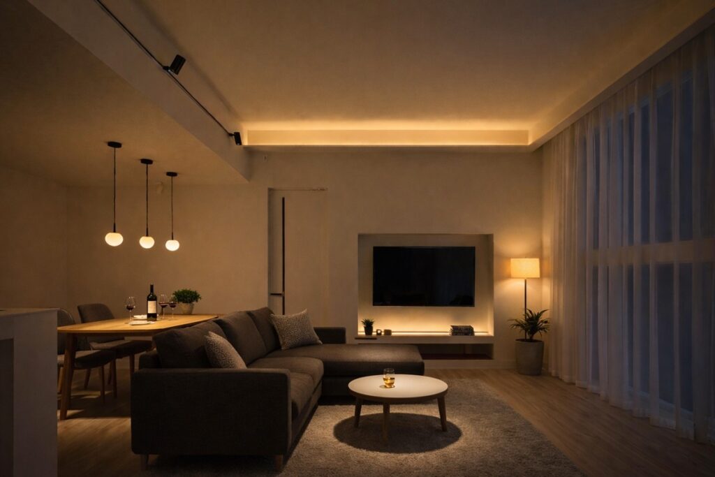 灯りをつけた瞬間、ほっとする家でありたい